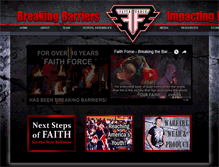Tablet Screenshot of faithforce.com